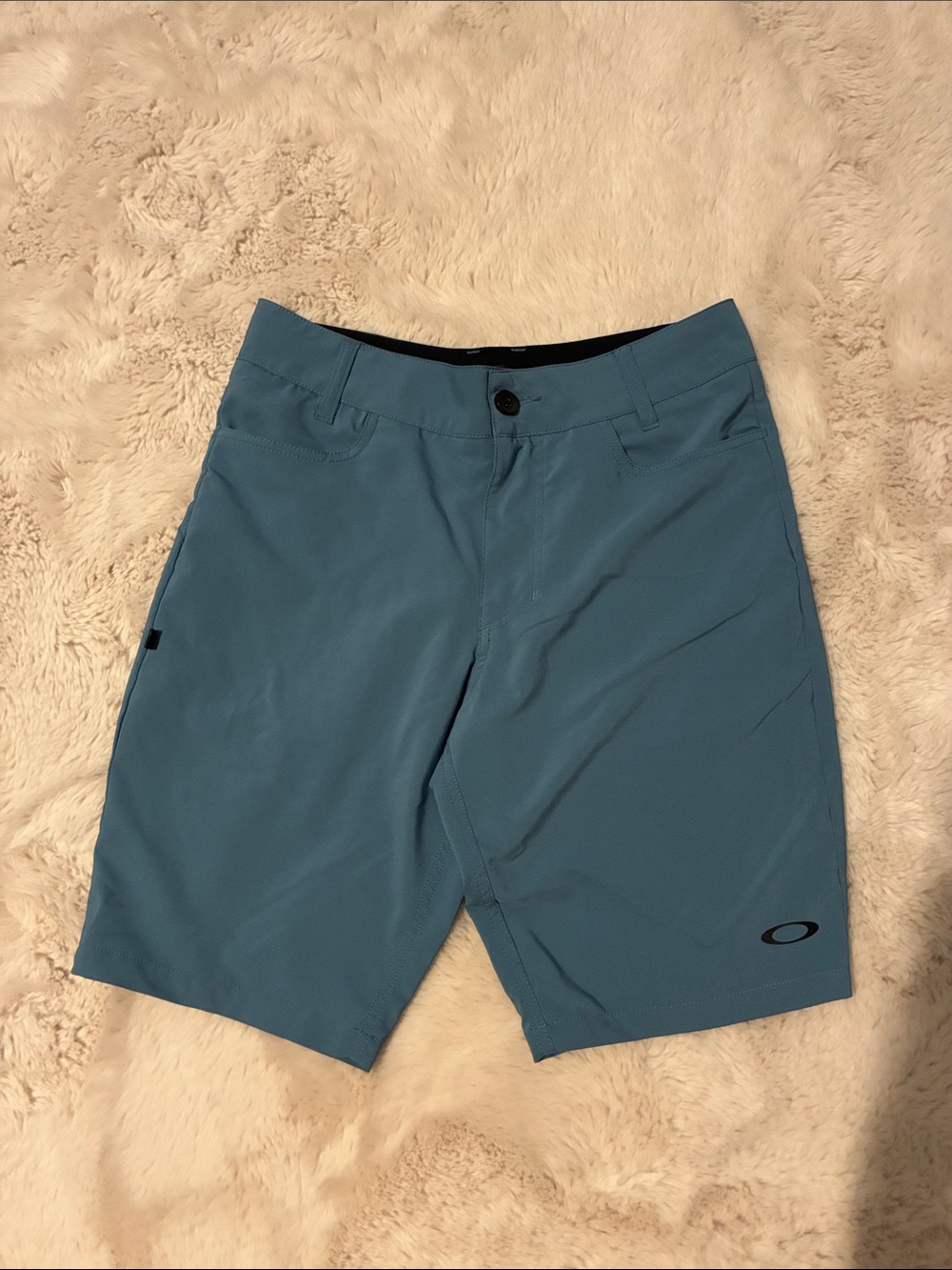 Oakley Teal-Blue Athletic Shorts
